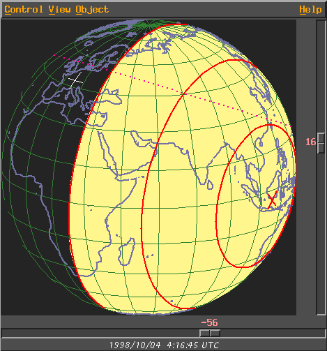 Updated path location for (19) Fortuna on October 4, 1998