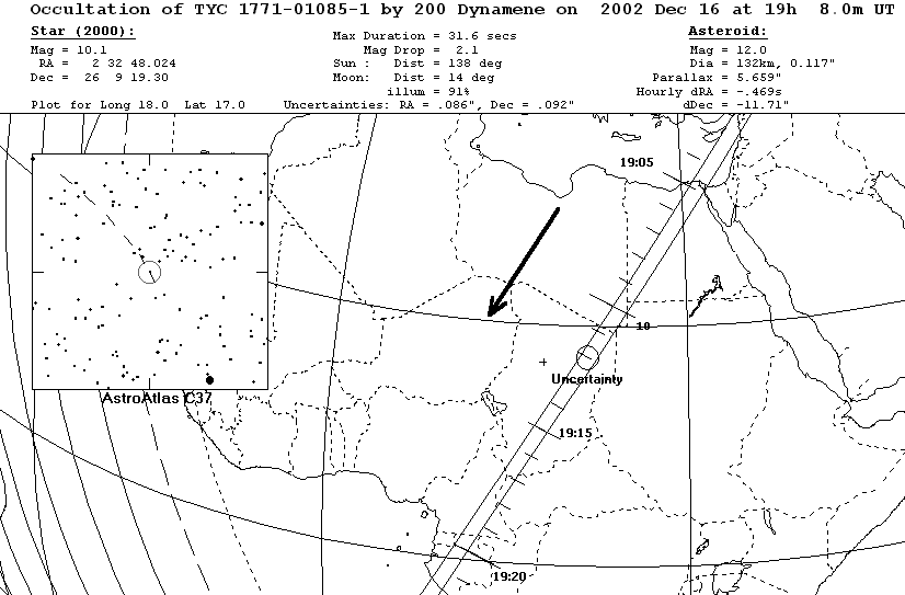Updated path location for (200) Dynamene on December 16/17, 2002